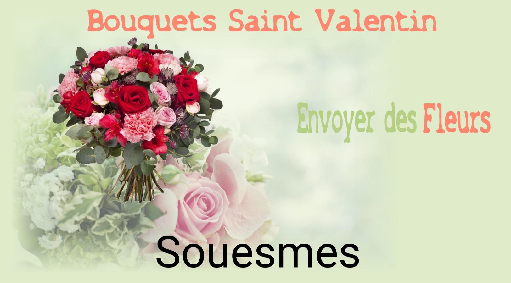 Roses de Saint-Valentin livrées à Souesmes
